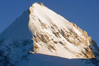 26 Gasherbrum II North Face Close Up Just Before Sunset From Gasherbrum North Base Camp In China